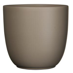 Mica Decorations Plantenpot - taupe bruin - keramiek - 31 x 28 cm   -