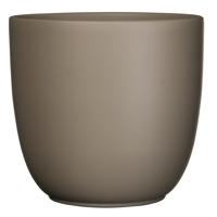 Mica Decorations Plantenpot - taupe bruin - keramiek - 31 x 28 cm