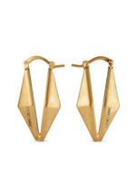 Jimmy Choo boucles d'oreilles à logo gravé - thumbnail