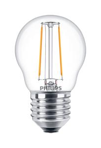 Philips Lighting 76329900 LED-lamp Energielabel F (A - G) E27 Kogel 2 W = 25 W Warmwit (Ø x l) 4.5 cm x 7.8 cm 1 stuk(s)