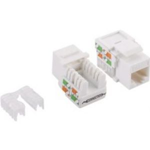 LogiLink NK4006 wandcontactdoos RJ-45 Wit