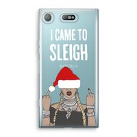 Came To Sleigh: Sony Xperia XZ1 Compact Transparant Hoesje - thumbnail