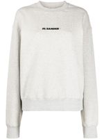 Jil Sander sweat en coton à logo imprimé - Gris - thumbnail