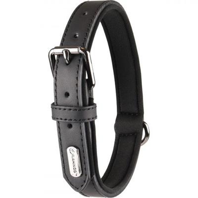 Halsband Binti Zwart 24 - 30 cm x 15 mm Flamingo Zwart Halsband Binti Zwart 24 - 30 cm x 15 mm Flamingo Zwart