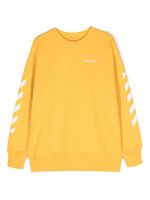 Off-White Kids sweat en coton à imprimé Arrow - Jaune - thumbnail