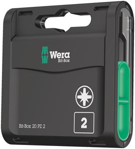 Wera Bit-Box 20 PZ schroevendraaierbit 15 stuk(s)