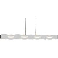 ECO-Light LED-WAVE-S-NIK LED-WAVE-S-NIK LED-hanglamp LED 35 W Nikkel (mat), Chroom