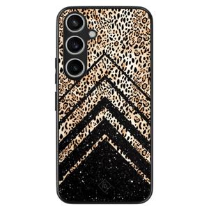 Samsung Galaxy A35 hoesje - Chevron luipaard