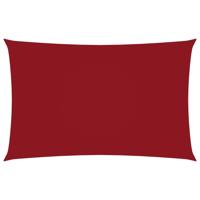 vidaXL Zonnescherm rechthoekig 2,5x5 m oxford stof rood