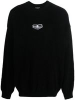 Balenciaga pull BB Paris Icon - Noir - thumbnail