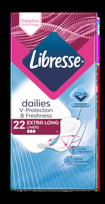 Libresse Dailies Extra Long Inlegkruisjes
