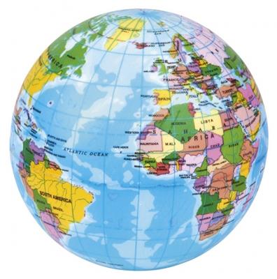 Moses anti stressbal wereldbol 7,5 cm