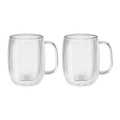 Zwilling Sorrento Dubbelwandig Koffieglas Met Oor 0,35 L - 2 st. Zwilling Sorrento Dubbelwandig Koffieglas Met Oor 0,35 L - 2 st.