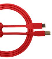 UDG GEAR U96001RD USB 2.0 (C-B) - High-speed Audio Geoptimaliseerde USB 2.0 C naar B kabel, rood, 1,5 meter