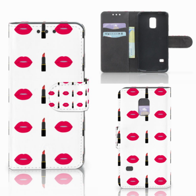 Samsung Galaxy S5 Mini Telefoon Hoesje Lipstick Kiss Samsung Galaxy S5 Mini Telefoon Hoesje Lipstick Kiss