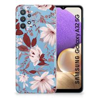 Hoesje maken Samsung Galaxy A32 5G Watercolor Flowers - thumbnail