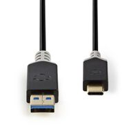 Nedis CCBW61600AT10 Kabel Usb 3.1 Type-c Male - A Male 1,0 M Antraciet - thumbnail