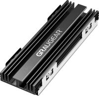 GRAUGEAR, Aluminium koellichaam voor M.2 NVMe SSD (2280), PS5 & PS5 Slim Heatsink-koeler Kit, geschikt voor PlayStation5, PS5 Slim en PC, 2x warmtegeleidingspads incl., M16