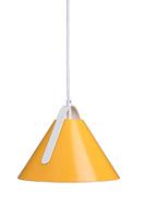 Deko-Light | Hanglamp hanglamp plafondlamp E27 Retrofit incl. 3m aansluitkabel | Diversity (geel)