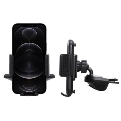 Shop4 - iPhone 12 Pro Max Autohouder Verstelbare CD Houder met Klem Zwart Shop4 - iPhone 12 Pro Max Autohouder Verstelbare CD Houder met Klem Zwart