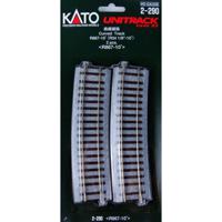 H0 Kato Unitrack 2-290 Gebogen rails 2 stuk(s) - thumbnail