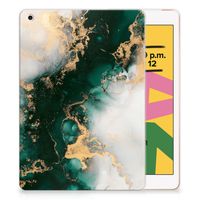 Tablet Back Cover voor Apple iPad 10.2 | iPad 10.2 (2020) | 10.2 (2021) Marmer Groen - thumbnail