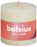 Bolsius shine rustiekkaars 100/100 soft pearl