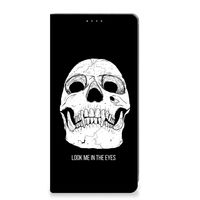 Mobiel BookCase OPPO A57 | A57s | A77 4G Skull Eyes