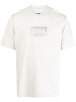 izzue t-shirt en coton à slogan imprimé - Gris