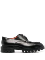 Santoni chaussures oxford en cuir 35 mm - Noir