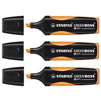 STABILO Green Boss markeerstift 83% oranje 83% gerecycled kunststof