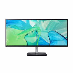 Acer CB343CUR computer monitor 86,4 cm (34") 3440 x 1440 Pixels UltraWide Quad HD LED Zwart, Zilver