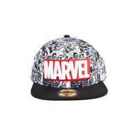 Marvel Comics Snapback Cap Classic Red & White Logo - thumbnail