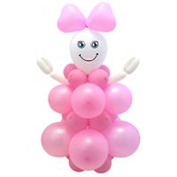 Doe het zelf ballon set geboorte meisje