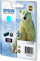 EPSON   26 - 4.5 ml - cyaan - origineel - inktcartridge - voor