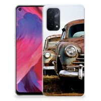 OPPO A93 5G Siliconen Hoesje met foto Vintage Auto - thumbnail