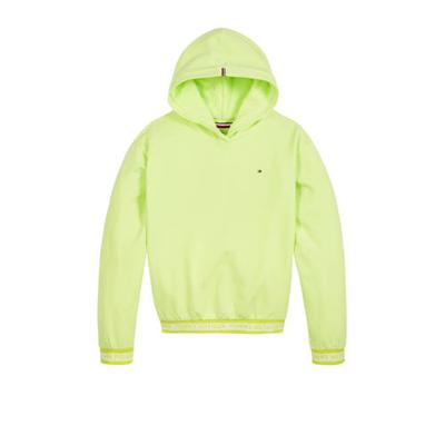 Tommy Hilfiger hoodie met logo limegroen