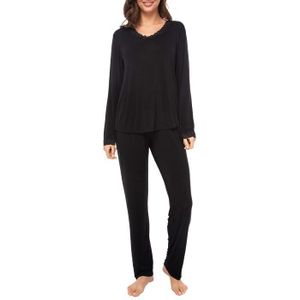 Lady Avenue Bamboo Pyjamas With Lace Long Sleeve * Actie *