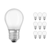 Voordeelpak 10x Osram Parathom Retrofit Klassiek E27 P45 4W 827 470lm Mat | Vervanger voor 40W