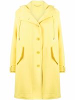 Ermanno Scervino manteau à simple boutonnage - Jaune