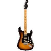 Fender American Ultra Luxe Stratocaster 2-Color Sunburst MN elektrische gitaar met koffer