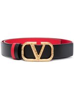 Valentino Garavani ceinture VLOGO en cuir - Noir