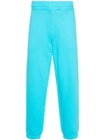 MSGM pantalon de jogging à logo imprimé - Bleu