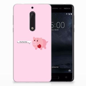 Nokia 5 Telefoonhoesje met Naam Pig Mud