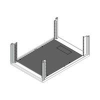 nVent SCHROFF 25230151 19 inch Bodemplaat voor patchkast Zwart/grijs - thumbnail