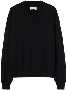 Jil Sander fine-knit crew-neck jumper - Noir