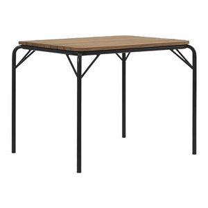 Normann Copenhagen Vig Tuintafel Robiniahout 90 x 80 cm - Zwart