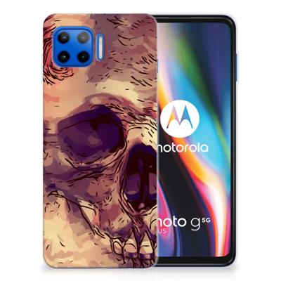 Silicone Back Case Motorola Moto G 5G Plus Skullhead