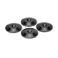 Audio Dynavox - Set van 4 stuks spike ringen, zwart - thumbnail