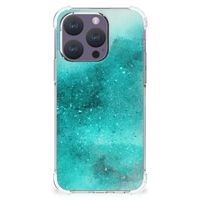 Back Cover iPhone 15 Pro Painting Blue - thumbnail